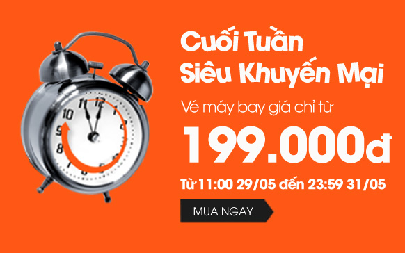 Chương trình Cuối tuần, siêu khuyến mại bắt đầu từ 11:00 ngày 29/5/2015 và kết thúc vào 23:59 ngày 3