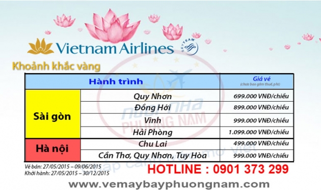 Khuyễn Mại Vietnam Airlines - Khoảnh Khắc Vàng Cho Hành Trình Nội Địa